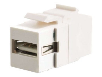 Bild på C2G Snap-In USB A/B Female Keystone Insert Module