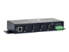 Bild på Eaton Tripp Lite series 4-Port Rugged Industrial USB 2.0 Hi-Speed Hub w 15KV ESD Immunity Metal Mountable