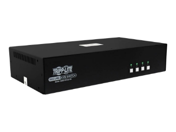 Bild på Tripp Lite Secure KVM Switch, 4-Port, Dual Head, DisplayPort to DisplayPort, 4K, NIAP PP4.0, Audio, TAA