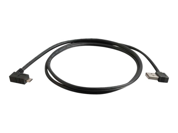 Bild på C2G C2G 1m USB A to Micro-USB B Cable with Right Angeled Connectors-USB 2.0 3ft