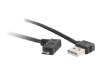 Bild på C2G C2G 1m USB A to Micro-USB B Cable with Right Angeled Connectors-USB 2.0 3ft