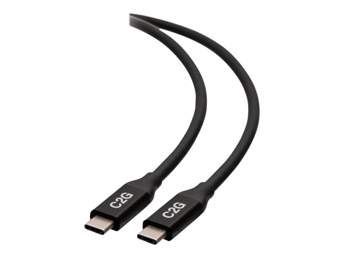 Bild på C2G 2.5ft (0.8m) USB-C Male to USB-C Male Cable (20V 5A)