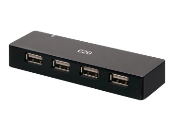 Bild på C2G 4-Port USB-A Hub with 5V 2A Power Supply