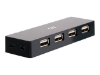 Bild på C2G 4-Port USB-A Hub with 5V 2A Power Supply
