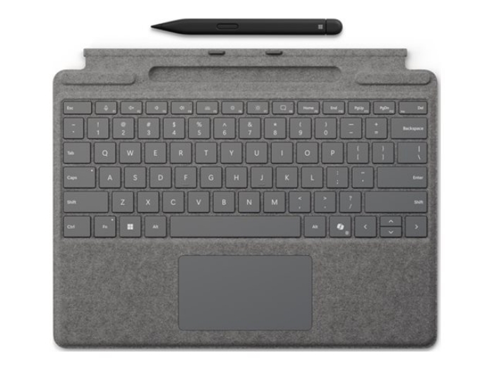 Bild på Surface Pro 10 TypeCover with CoPilot Button + Surface Slim Pen 2 Bundle Platin