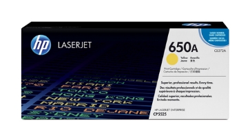 Bild på HP INC. TONER CARTRIDGE 650A YELLOW CE272A
