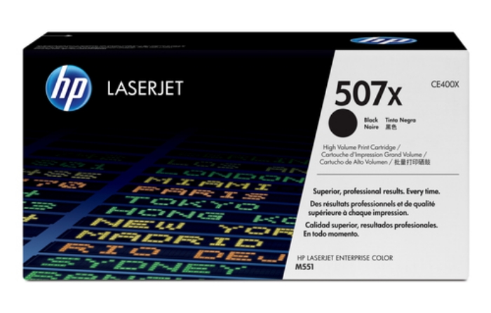 Bild på HP INC. TONER CARTRIDGE 507X BLACK CE400X