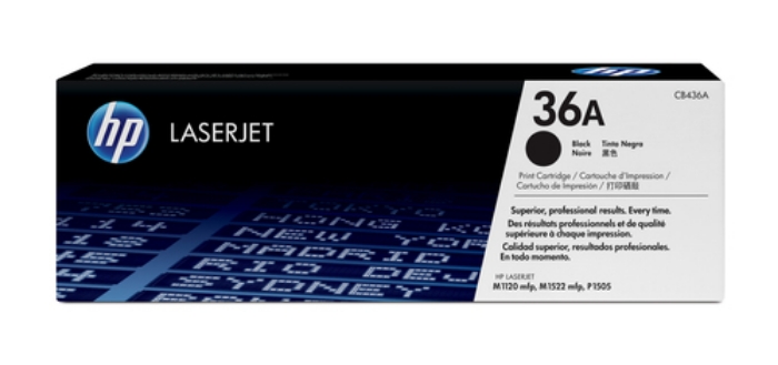 Bild på HP INC. TONER CARTRIDGE 36A BLACK CB436A