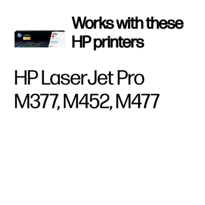 Bild på HP INC. TONER CARTRIDGE 410A MAGENTA CF413A