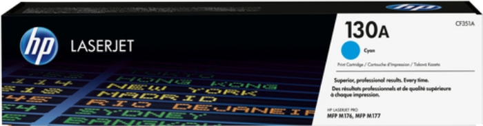 Bild på HP INC. TONER CARTRIDGE 130A CYAN CF351A
