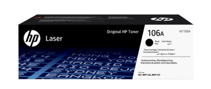 Bild på HP INC. HP106A BLACK ORG LASER TONER W1106A