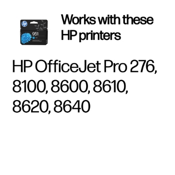 Bild på HP INC. HP 951 CYAN ORIGINAL INK CN050AE#LS1