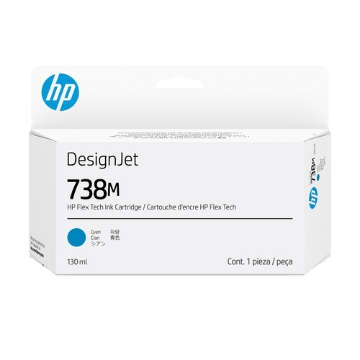 Bild på HP INC. HP 738M 130 ML CYAN A24VMA