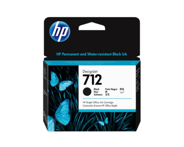 Bild på HP INC. HP 712 80-ML BLACK DESIGNJET 3ED71A