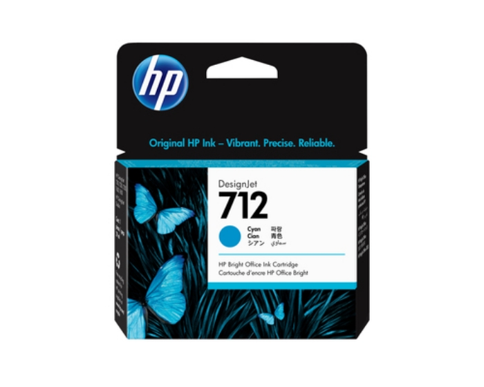 Bild på HP INC. HP 712 29-ML CYAN DESIGNJET INK 3ED67A