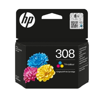 Bild på HP INC. HP 308 TRI-COLOR ORIGINAL INK 7FP20UE#LS1