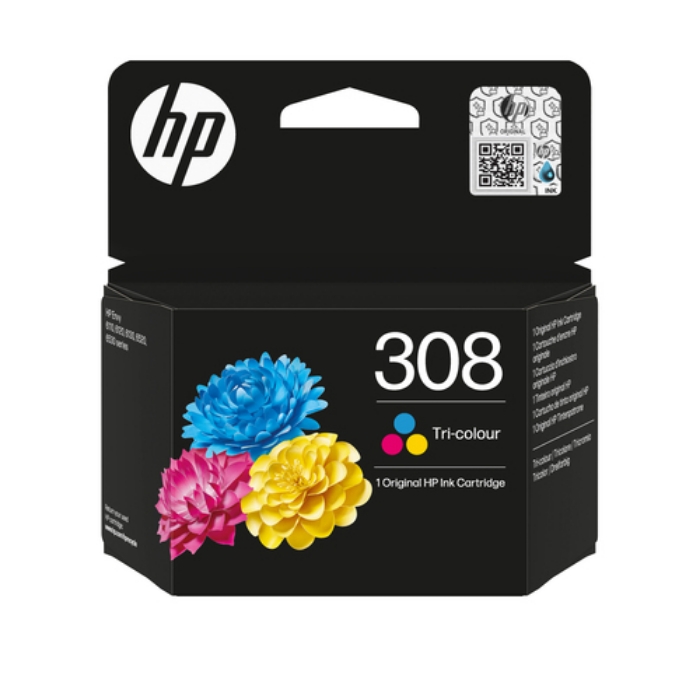 Bild på HP INC. HP 308 TRI-COLOR ORIGINAL INK 7FP20UE#LS1