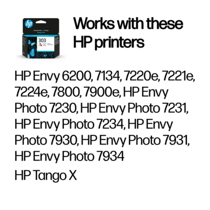 Bild på HP INC. HP 303 TRI-COLOR ORIGINAL INK T6N01AE#LS1
