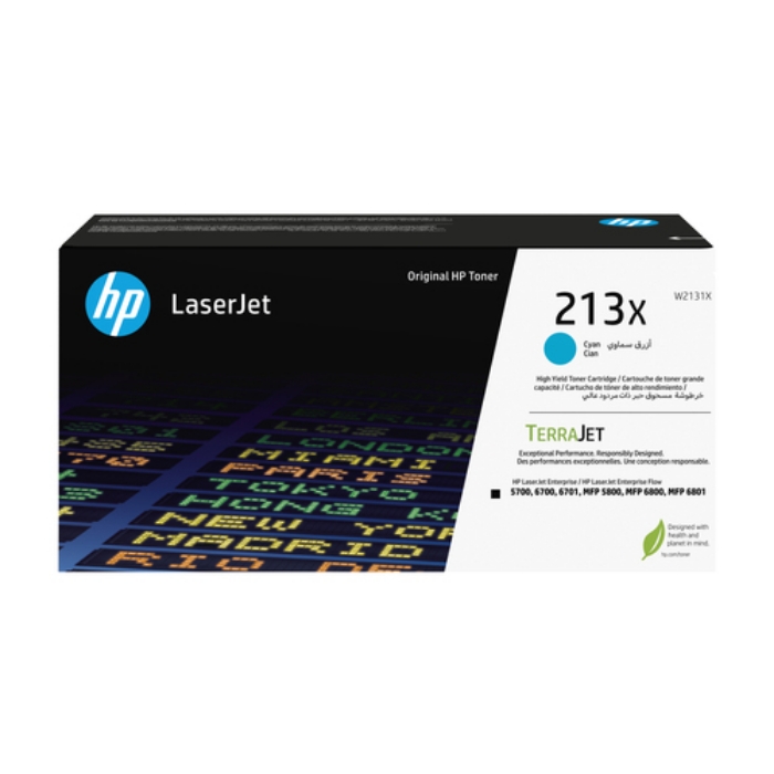 Bild på HP INC. HP 213X CYN ORIGINAL LASERJET W2131X