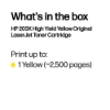 Bild på HP INC. HP 203X ORIG YELLOW LASERJET CF542X