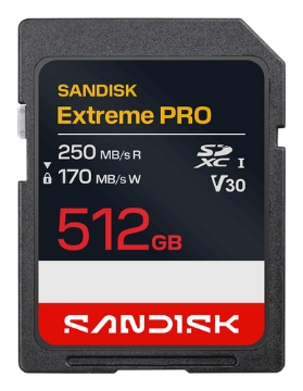 Bild på SANDISK EXTREME PRO SD UHS-I 512GB SD SDSDXXJ-512G-GSCIN
