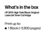 Bild på HP INC. TONER CARTRIDGE 201X BLACK CF400X