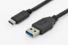 Bild på DIGITUS USB CABLE TYPE C TO A M/M 1.0M AK-300136-010-S