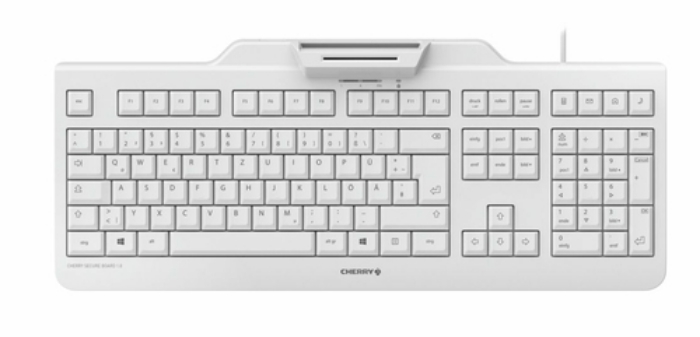 Bild på CHERRY SECURE BOARD 1.0 KB PAN WHITE JK-A0400PN-0
