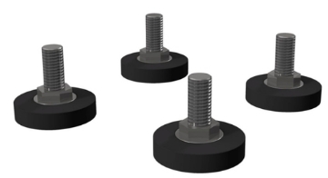 Bild på ZEBRA STATIC FEET FOR RACKS SET OF 4 CS-RAC-FT