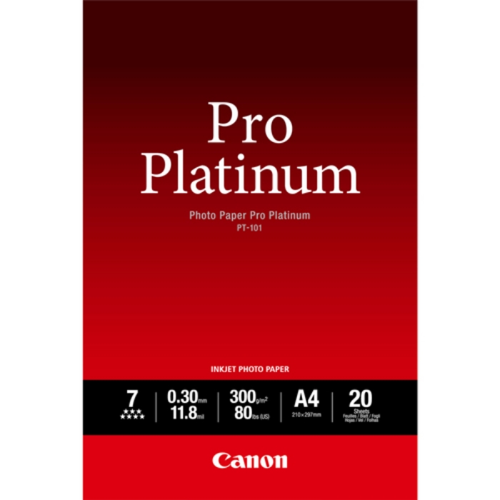 Bild på CANON PT-101 PHOTO PAPER PRO PLATINUM 2768B016