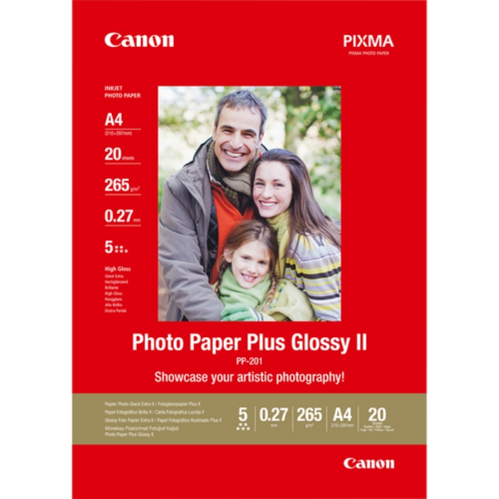 Bild på CANON PP-201 PHOTO PAPER PLUS II A4 2311B019