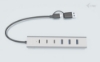 Bild på I-TEC I-TEC USB-C/A CHARGE HUB 7 PORT CAHUBMETAL7