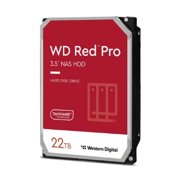 Bild på WESTERN DIGITAL 22TB RED PRO 512MB CMR 3.5IN WD221KFGX