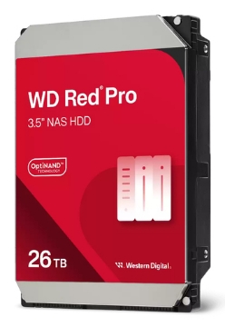 Bild på WESTERN DIGITAL 26TB RED PRO 512MB CMR 3.5IN WD260KFGX