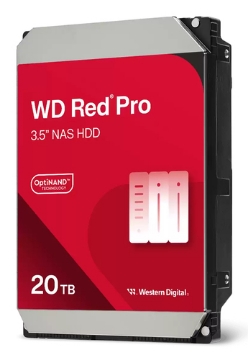 Bild på WESTERN DIGITAL 20TB RED PRO 512MB CMR 3.5IN WD202KFGX