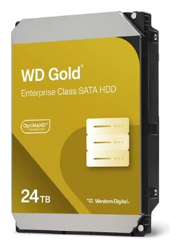 Bild på WESTERN DIGITAL 24TB GOLD 512 MB 3.5IN SATA WD242KRYZ