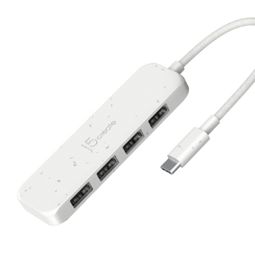 Bild på J5CREATE ECO-FRIENDLY USB-C TO 4-PORT JCH341EW-N