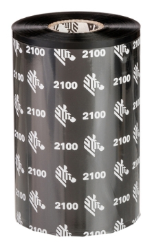 Bild på ZEBRA WAX RIBBON 174MMX600M 2100 HIGH 02100BK17460
