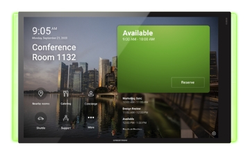 Bild på CRESTRON 10.1IN ROOM SCHEDULING TOUCH TSS-1070-T-B-S-LB KIT