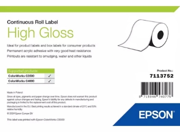 Bild på EPSON HIGH GLOSS LABEL CONTINUOUS 7113752