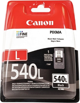 Bild på CANON BLACK L INK CARTRIDGE/PG-540L 5224B001