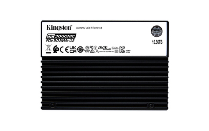 Bild på KINGSTON 15.36TB DC3000ME U.2 2.5IN SSD SEDC3000ME/15T3