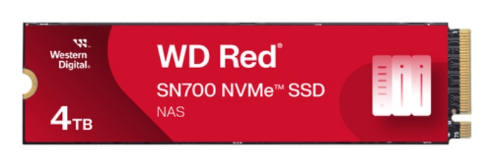 Bild på SANDISK RED SN700 NVME SSD 4TB M.2 PCIE WDS400T1R0C-68BDK0