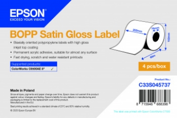 Bild på EPSON BOPP SATIN GLOSS LABEL C33S045737