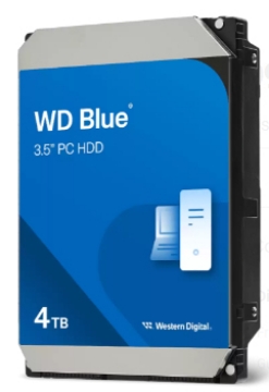 Bild på WESTERN DIGITAL WD 4 TB BLUE 3.5 IN SATA WD40EZZX