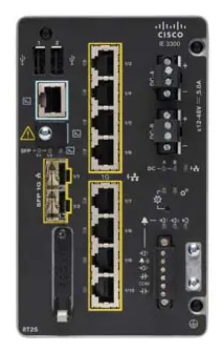 Bild på CISCO CAT IE3300 WITH 8 GE COPPER AND IE-3300-8T2S-A