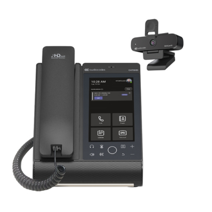 Bild på AUDIOCODES TEAMS C470HD IP PHONE AND HD RXVCAM10-B17