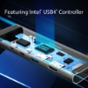 Bild på J5CREATE USB4 DUAL 4K MULTI-PORT HUB JCD401-N