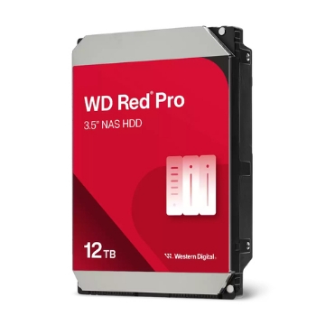 Bild på WESTERN DIGITAL 12TB RED PRO NAS HARD DRIVE WD122KFBX
