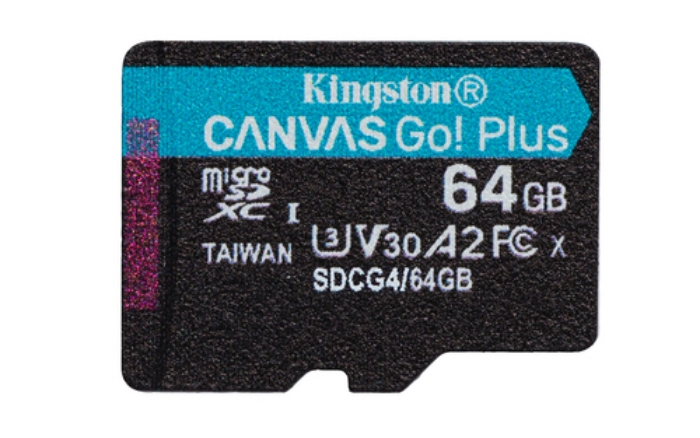 Bild på KINGSTON 64GB MSDXC CANVAS GO PLUS 200R SDCG4/64GBSP